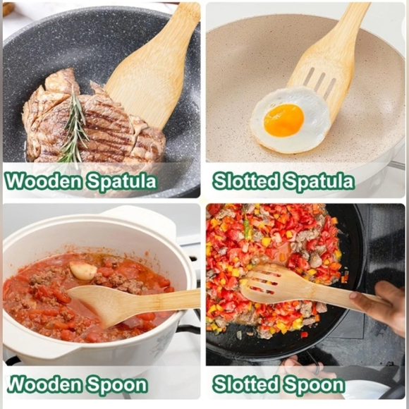 Bamboo Cooking Utensils Set - Picture 10 of 11